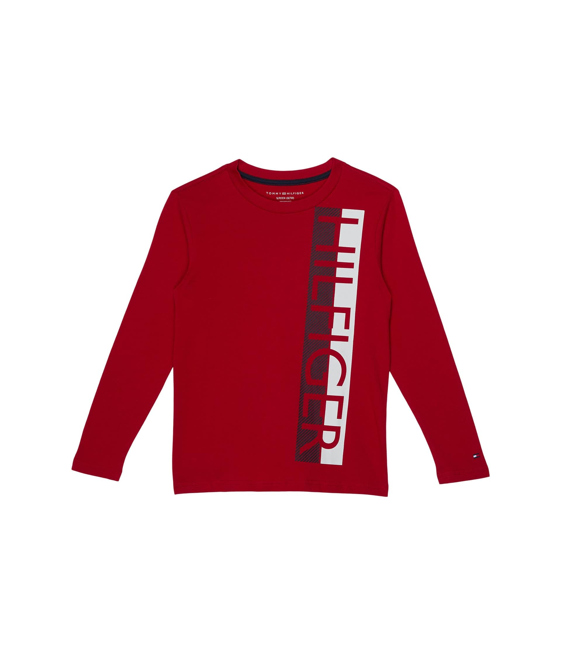 Tommy Hilfiger Boys' Long Sleeve Crew Neck T-Shirt